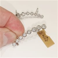 Orecchini Vidali Gioielli Donna in Argento Zircone ORAR-94-34 - ORAR-94-34